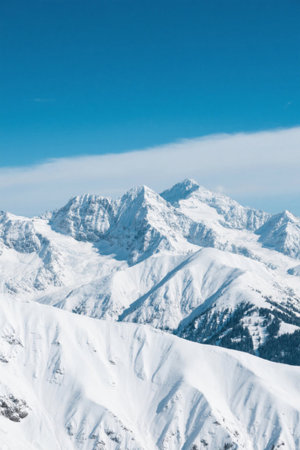 Panoramic view of the natural landscape of Snow Mountainの素材
