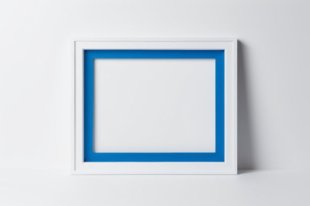 White Modern Frame Decorative Materialの素材