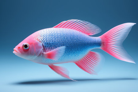 Close-up of colorful ornamental fishの素材