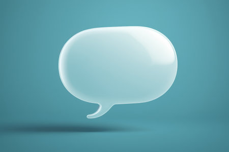 Transparent Dialogue Bubble Design Materialの素材