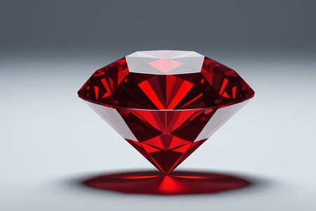 Close-up material of red diamondの素材