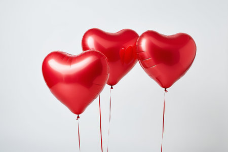 Red heart-shaped balloonの素材