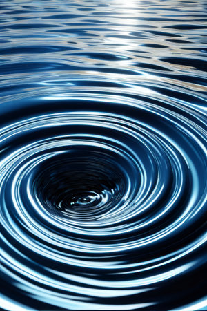 Blue Water Ripple Materialの素材