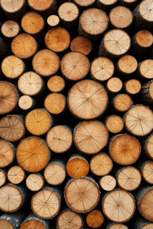 Stacked log materialsの素材
