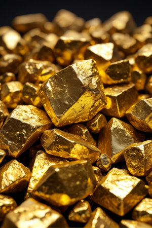 Gold Ore Close-up Materialの素材