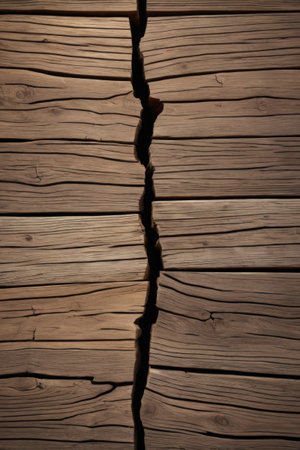 Close-up of wood panel stitching textureの素材