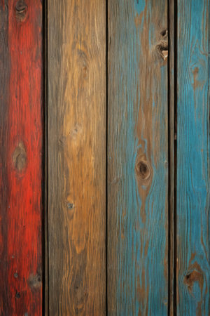 Colorful spliced wood texture backgroundの素材