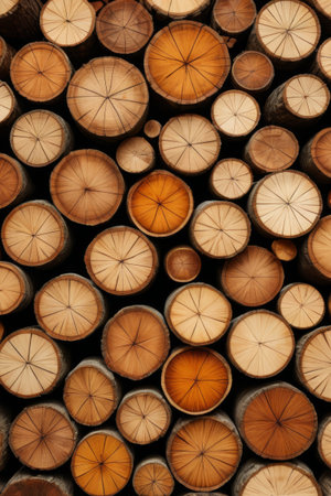 Stacked wood section materialsの素材