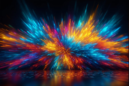 Color photoeffect radiation backgroundの素材