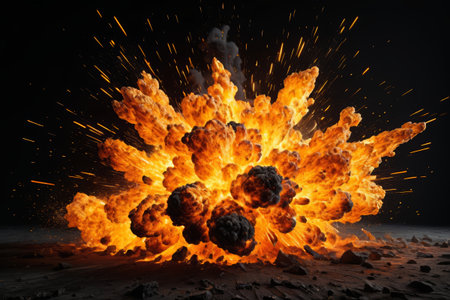 Shocking explosion special effectsの素材