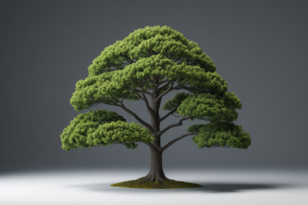 Green Tree 3D Model Materialの素材