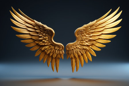 Golden Wings 3D 3D design materialsの素材