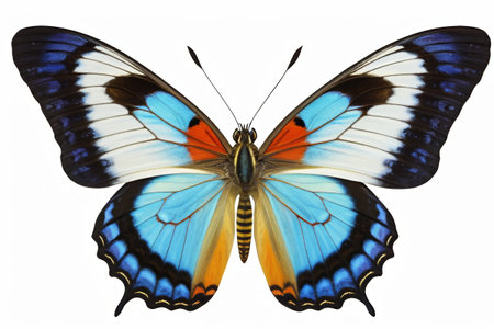 Colorful butterfly macro close-upの素材