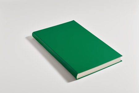 Green Cover Hardcover Book Materialの素材