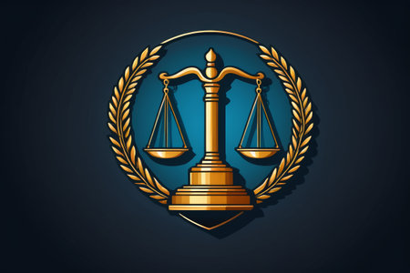 Legal Justice Scale Iconの素材