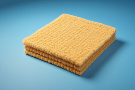 Close up the yellow towelの素材