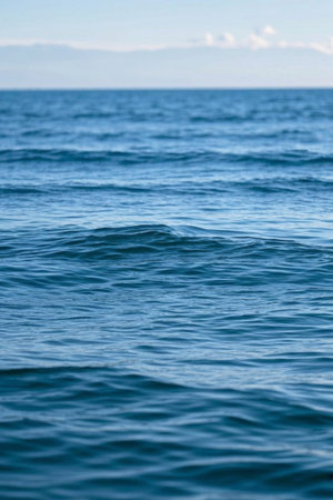 Blue ocean water natural sceneの素材