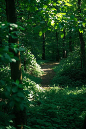 Forest Trail Natural Sceneryの素材