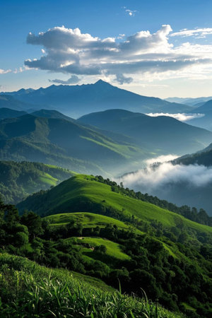 Qingshan Yunhai Natural Sceneryの素材