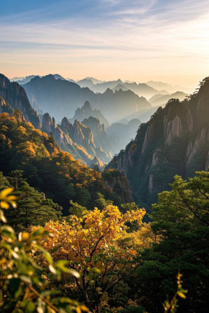 China's mountain natural sceneryの素材