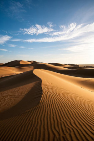 Desert dunes natural sceneryの素材