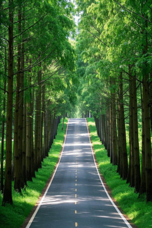 Forest Road Natural Landscapeの素材