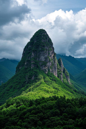 Mountain landscape in South Korea,Guilinの素材