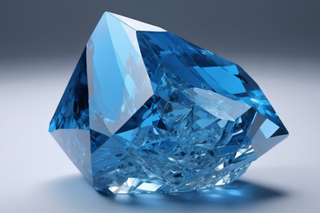 Blue Gem Close upの素材