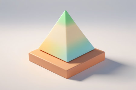 Color Gradient Pyramid Modelの素材