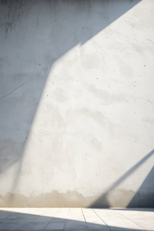 Cement walls and ground under sunlightの素材