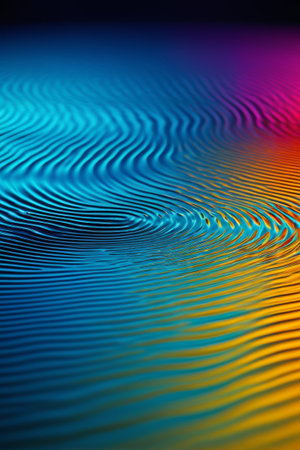 Colorful ripple abstract backgroundの素材