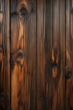 Dark wood board textured backgroundの素材