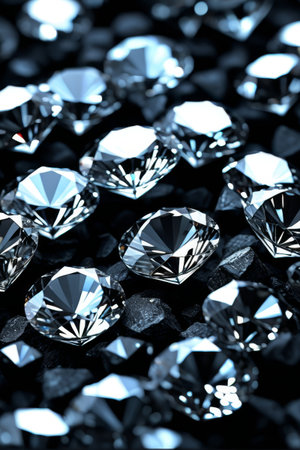 Brilliant Diamond Close-up Materialの素材