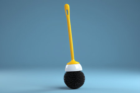 Yellow long handle cleaning brushの素材