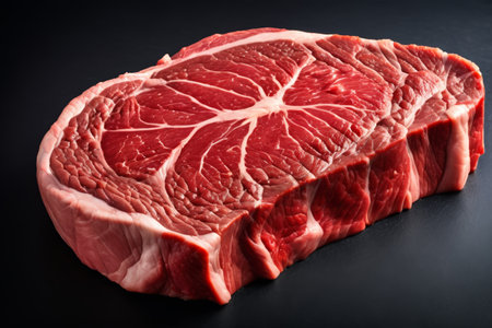 Close up of fresh raw steakの素材