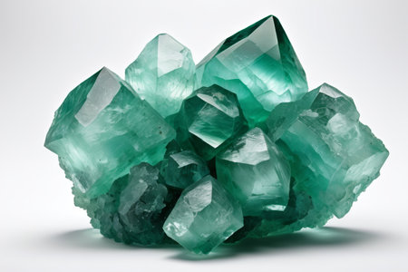 Close up of Green Crystal Mineralsの素材