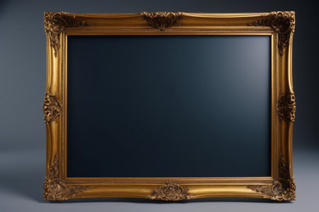 Classical gold art frameの素材