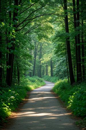 Forest Trail Natural Landscapeの素材