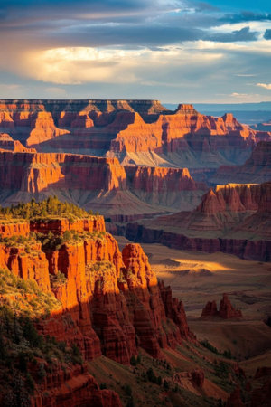 Canyon scenery in Arizona, USAの素材