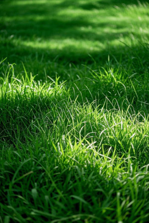 Green grass in the sunの素材