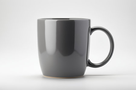 Close-up of the grey mugの素材