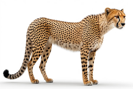 Standing Cheetah Animal Materialの素材