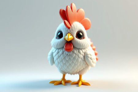 Cute cartoon chick imageの素材