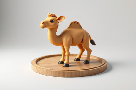 Cartoon Camel Ornament Close-upの素材