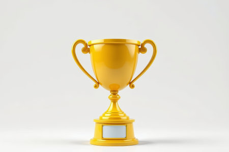 Close-up of the gold trophyの素材