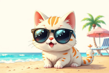 Skins Kitten at the Beachの素材