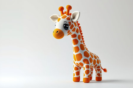 Close-up of a Giraffe plush toyの素材