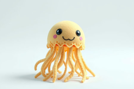 Cute yellow jellyfish plush toyの素材