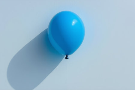 Blue balloon wall decorationの素材