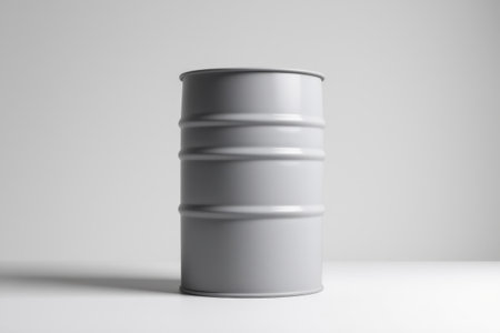 Metal barrel still life displayの素材